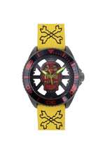 Load image into Gallery viewer, Hallow SKULL face watch - Black / Yellow