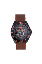 Load image into Gallery viewer, Hallow TIGER face watch - Black / Brown