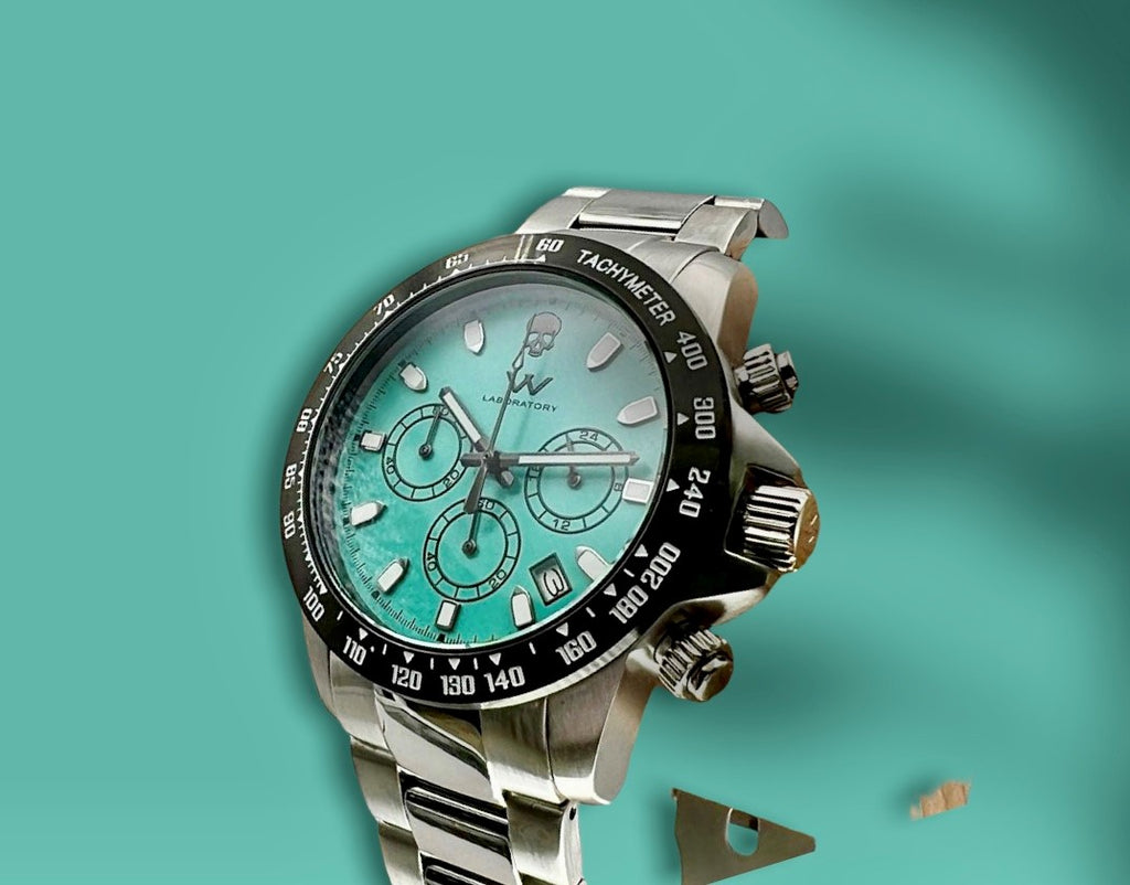 Speed - Black T-Blue Skull 10