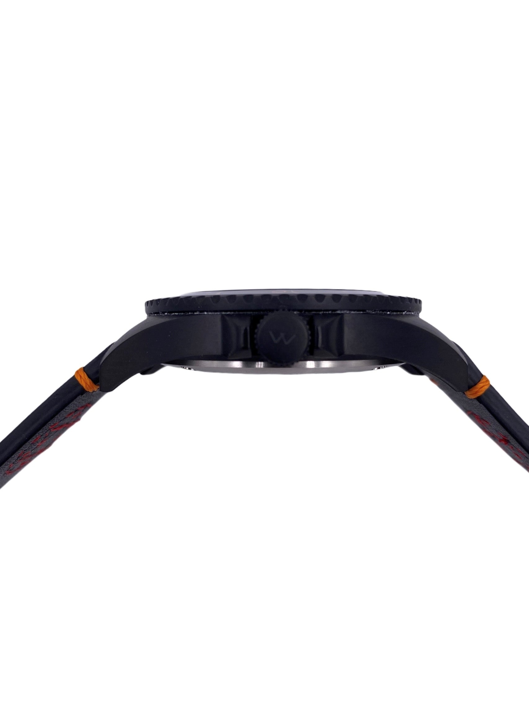 Hallow SKULL x STAR OF DAVID face watch - Black / Red