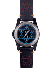 Load image into Gallery viewer, Hallow SKULL x STAR OF DAVID face watch - Black / Red