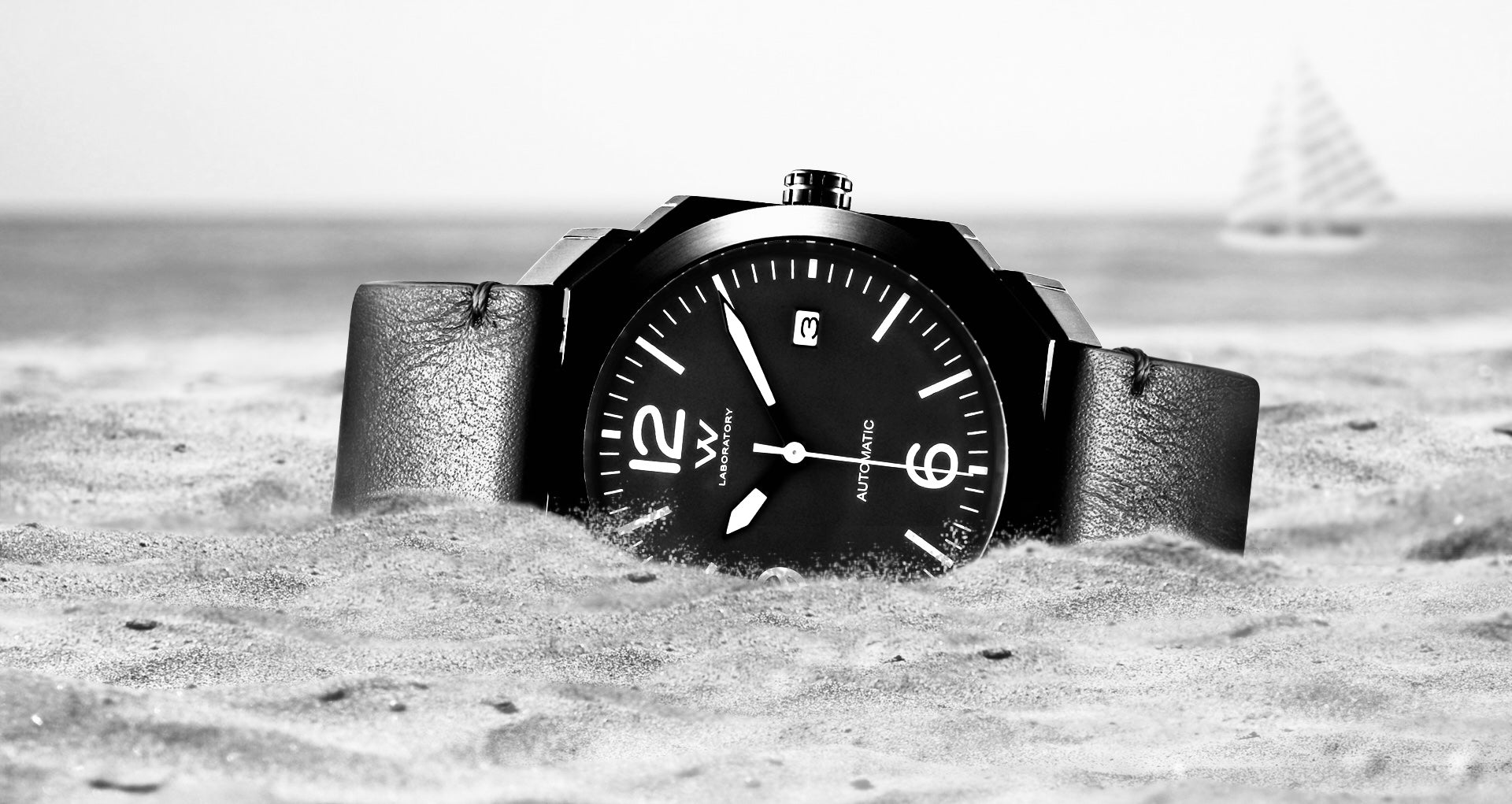 Modern Gents Automatic Watch - All Black WL10050-02