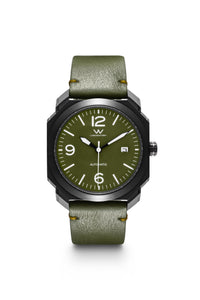 Modern Gents Automatic Watch - Military Green  WL10050-09