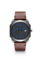 Load image into Gallery viewer, Modern Gents Automatic Watch - Gun / Brown  WL10050-11