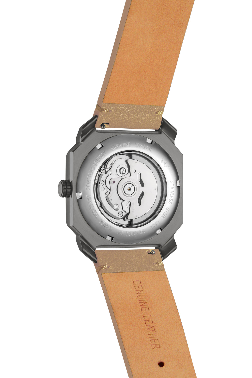 Modern Gents Automatic Watch - Black / Khaki  WL10050-08