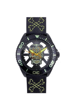 Load image into Gallery viewer, Hallow SKULL face watch - Black / Black