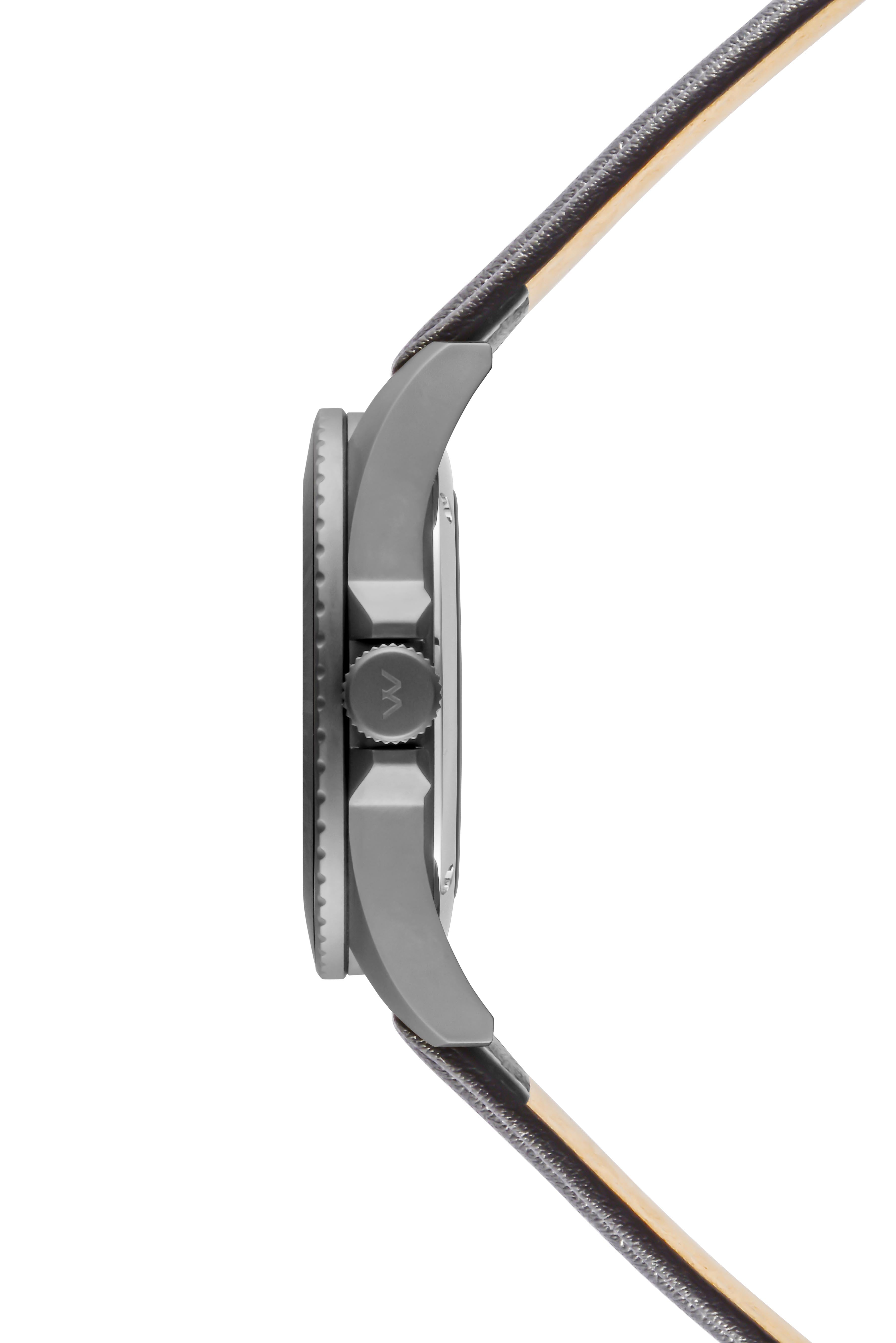 Hallow SKULL face watch - Gun / Black