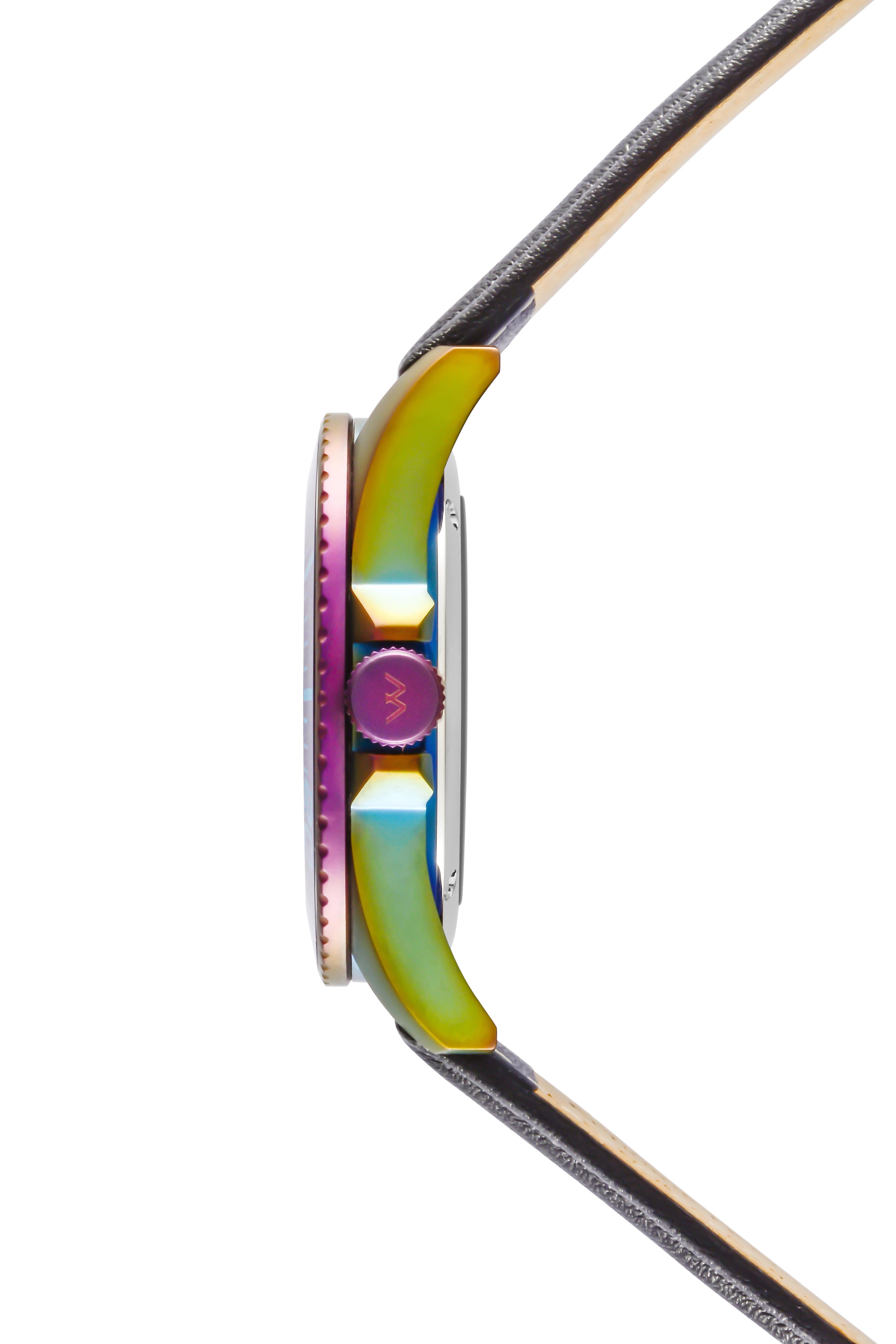 Hallow SKULL face watch - Rainbow