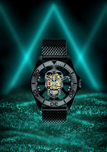 Load image into Gallery viewer, Hallow SKULL face watch - Grey Black