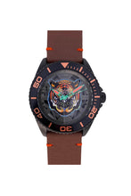 Load image into Gallery viewer, Hallow TIGER face watch - Black / Brown