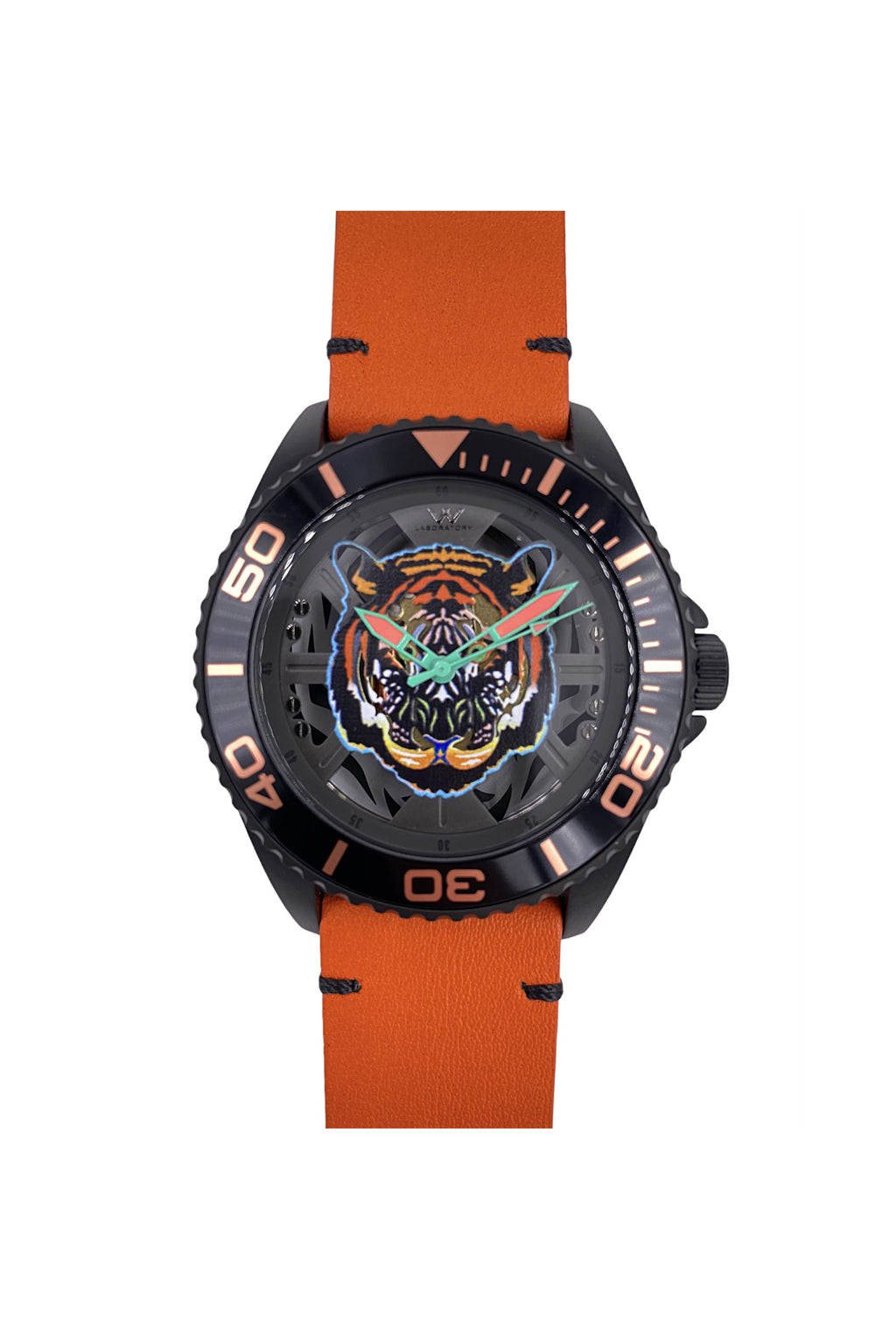 Hallow TIGER face watch - Black / Orange