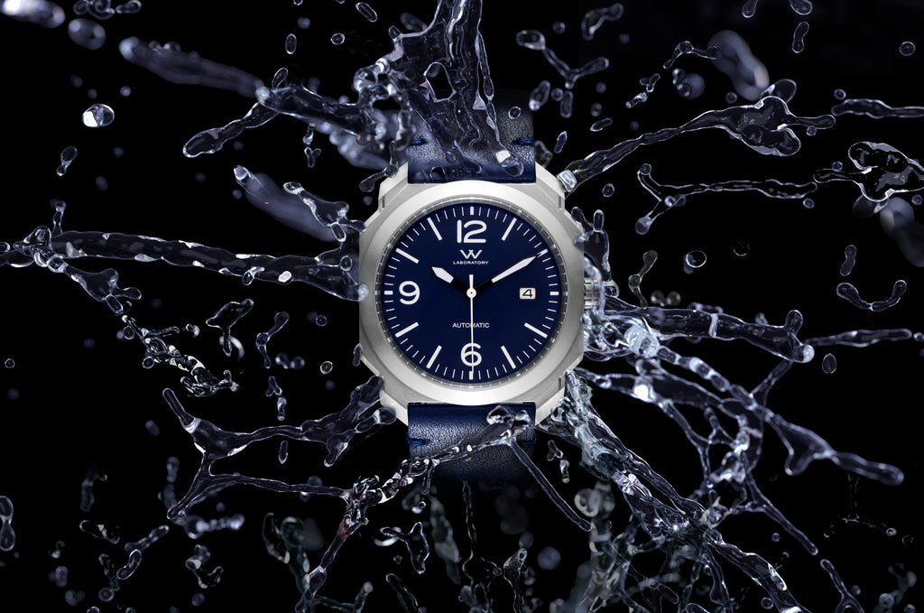 Modern Gents Automatic Watch - Silver / Blue  WL10050-07